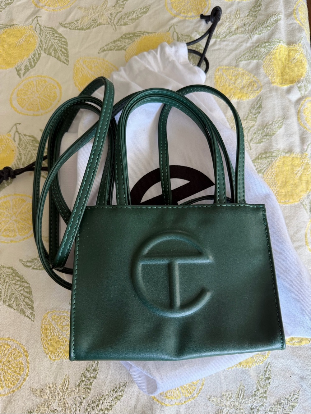 Telfar Mini Shopping Bag in Forest Green